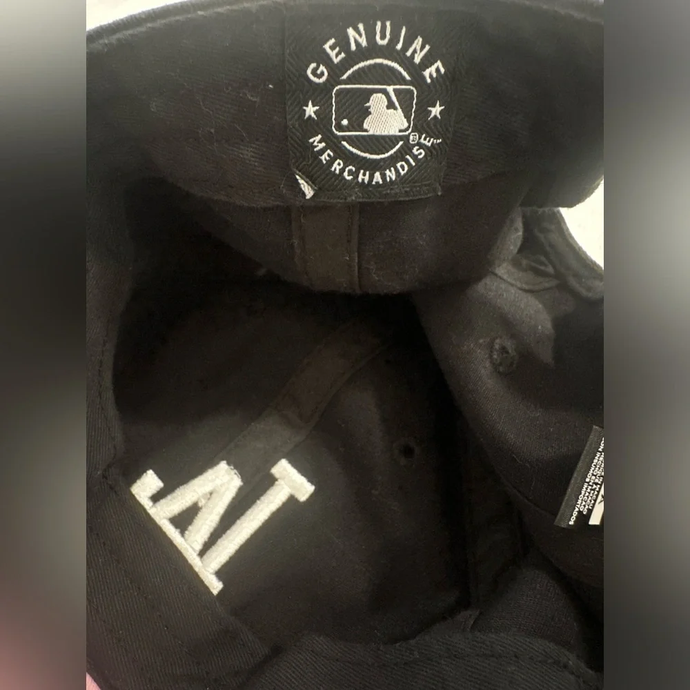 47 Brand Los Angeles Dodgers Black Cap with White Logo